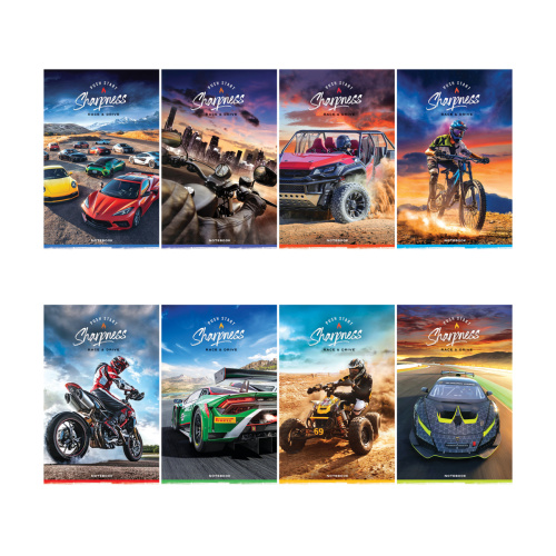 Блокнот А6 24л. ArtSpace Extreme racing