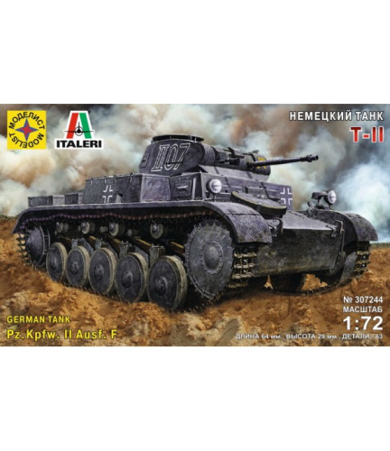 Сборная модель Немецкий танк Т-II  1:72
