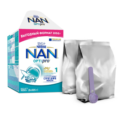 Сухая молочная смесь Nan 1, 1050гр