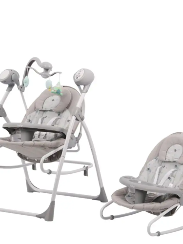 Электрокачели детские Misty(серый)