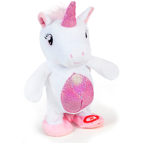 Интерактивная игрушка Единорог бел.