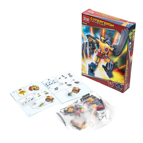 Конструктор Супергерои 141дет.