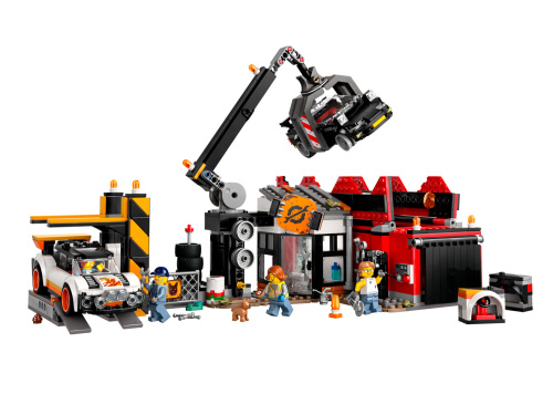 Конструктор LEGO City Свалка металлолома с машинами