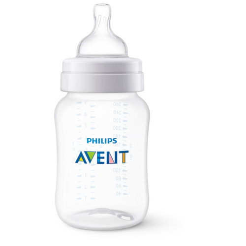 Антиколиковая детская бутылочка для кормления Philips AVENT, 260мл, с 1 месяцев