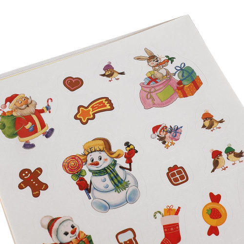 Альбом 100 наклеек Новогоднее волшебство