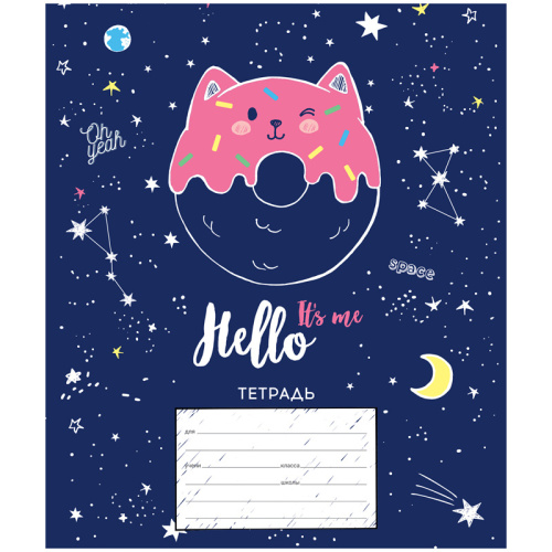Тетрадь 12л., линия ArtSpace Рисунки. Trendy meow