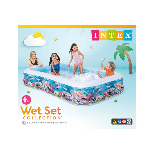 Бассейн Семейный Sea Life Swim Center 305х183х56см.