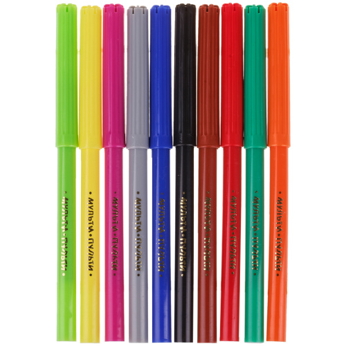 Фломастеры 10цв. Мульти-Пульти Енот во Франции