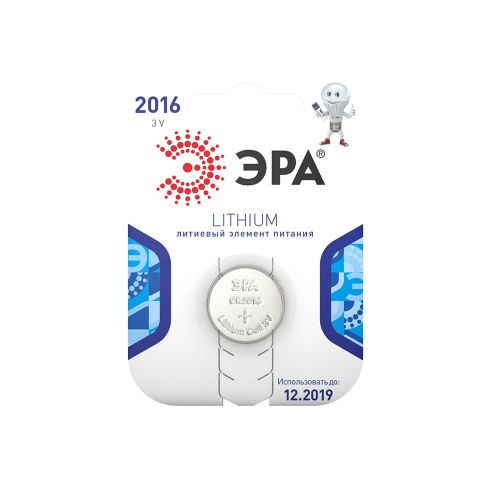 Батарейки CR2016-1BL/3V 1шт