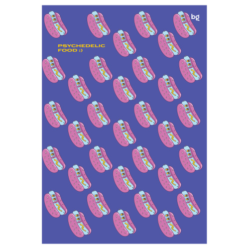 Тетрадь клетка 96л. А4 BG Время для еды