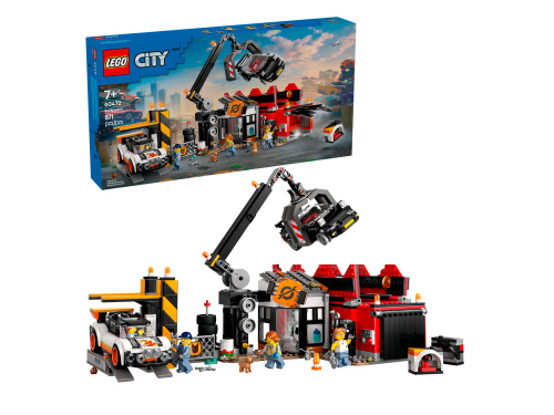 Конструктор LEGO City Свалка металлолома с машинами