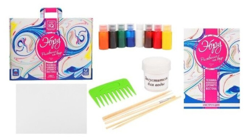 Набор для творчества рисования на воде Эбру