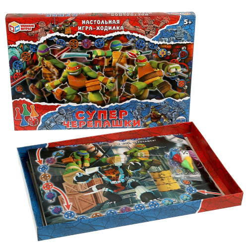 Настольная игра-ходилка Суперчерепашки