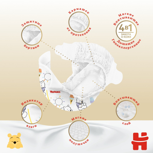 Подгузники Huggies Elite Soft 2, 20шт