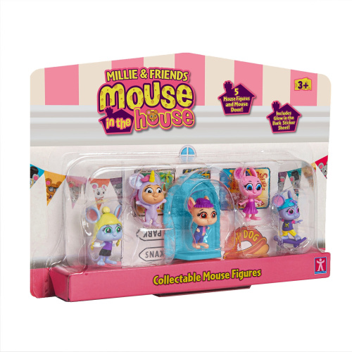 Набор 5в1 Милли и мышки. Mouse in the House