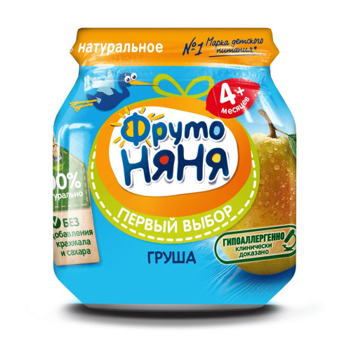 Пюре Фруто Няня груша 100 г