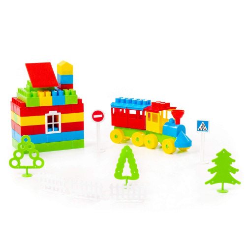 Конструктор Строитель 129дет.