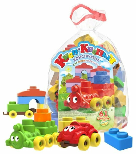 Конструктор Кноп-Кнопыч 61дет.