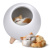 Ночник детский интерьерный Roxy-Kids Домик для котёнка, USB с аккумулятором для детской