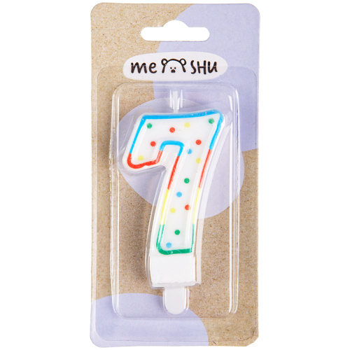 Свеча для торта цифра 7