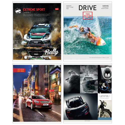 Тетрадь клетка 96л. ArtSpace Микс. Men s collection