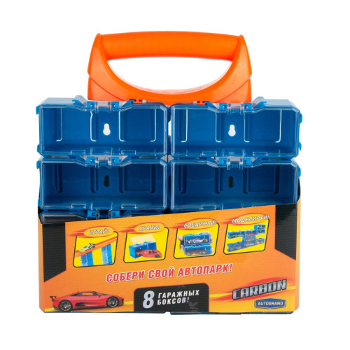 Портативный кейс, 8 минибоксов для моделей автомобилей 1:60