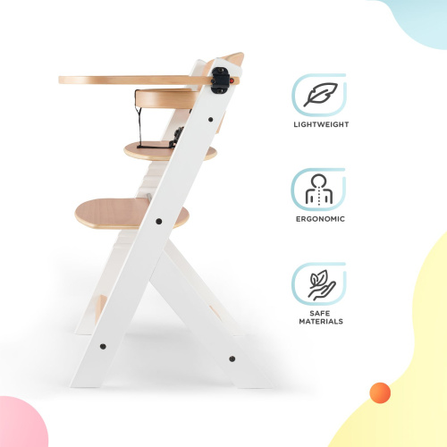 Стульчик для кормления Kinderkraft ENOCK (Natural and White)