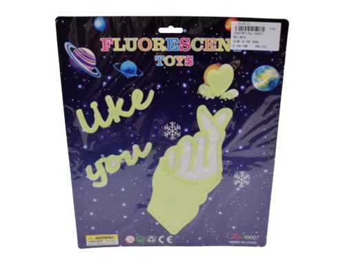 Набор наклеек флюоресцентных Лайк