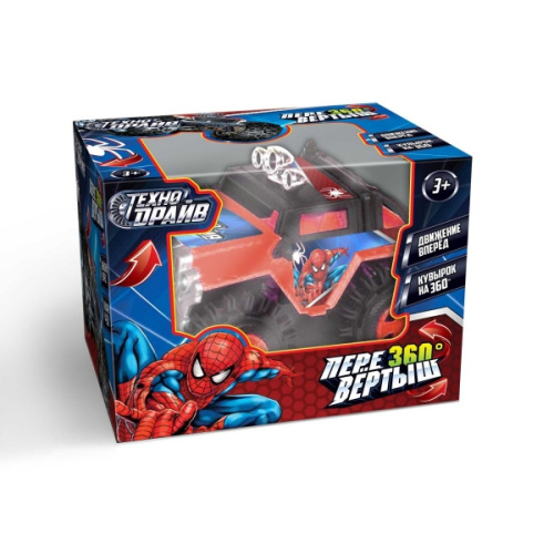 Машина-перевертыш Человек Паук на батарейках
