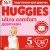 Подгузники Huggies Ultra Comfort для девочек 5 12-22 кг 56 шт