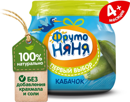 Пюре Фруто Няня кабачок 80 г