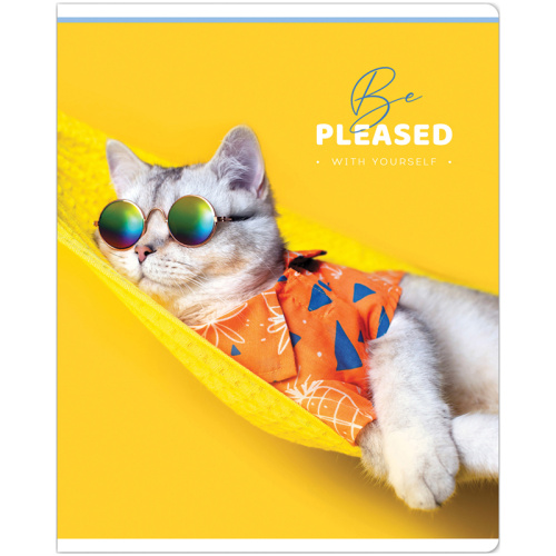 Тетрадь клетка 40л. А5 ArtSpace Питомцы. Be pleased