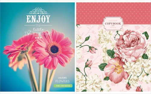 Тетрадь клетка 96л. ArtSpace Микс. Girl s collection