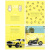 Тетрадь клетка 12л. BG Happy yellow
