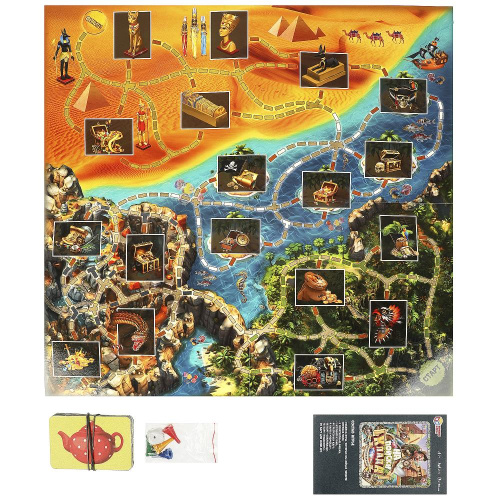 Настольная игра-ходилка На поиски клада