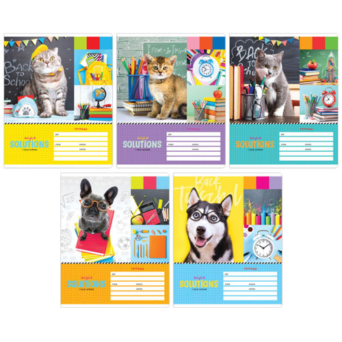 Тетрадь линия 12л. ArtSpace Школьный микс