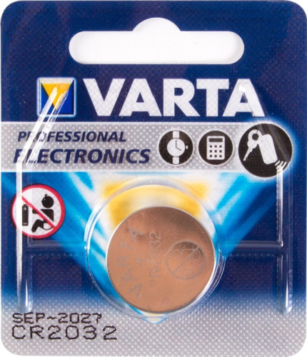 Батарейки Varta Electronics CR2032 3V-230mAh (1шт)