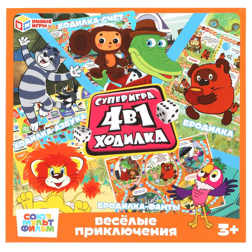 Настольная игра-ходилка Веселые приключения
