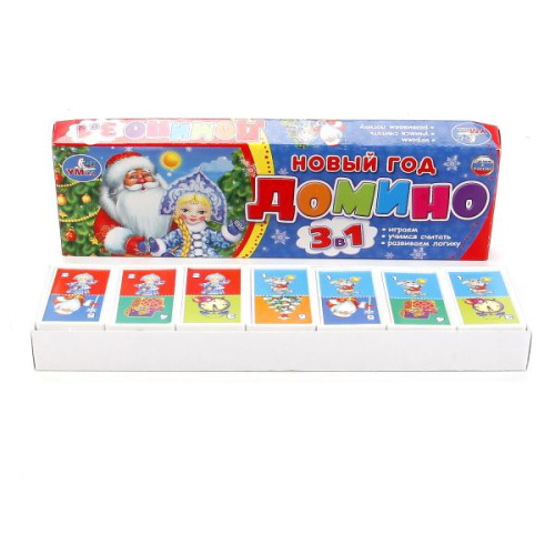 Умка: Домино Новый год 3в1
