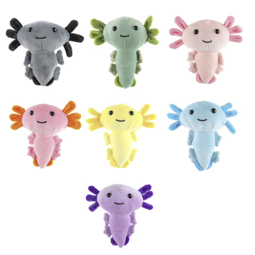 Игрушка мягкая Аксолотль с присоской 21см.