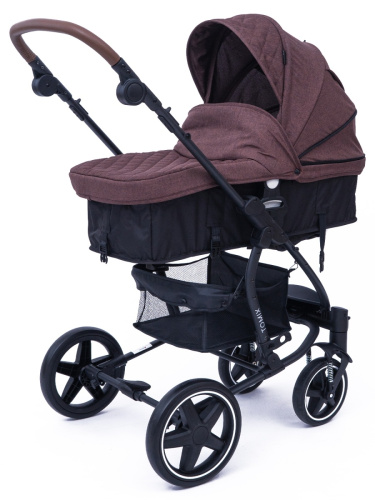 Коляска-трансформер Emily(Dark brown+Black)