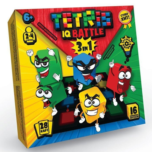 Настольная игра Tetris IQ battle 3 in 1