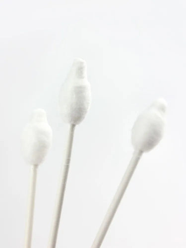 Детские ватные палочки Бусинка с ограничителем в стакане 55шт