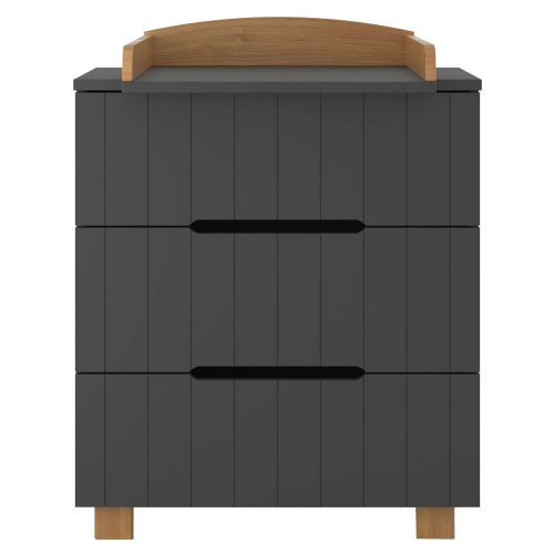 Комод Incanto VIKKI 800/3 (графит,бук)