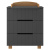 Комод Incanto VIKKI 800/3 (графит,бук)