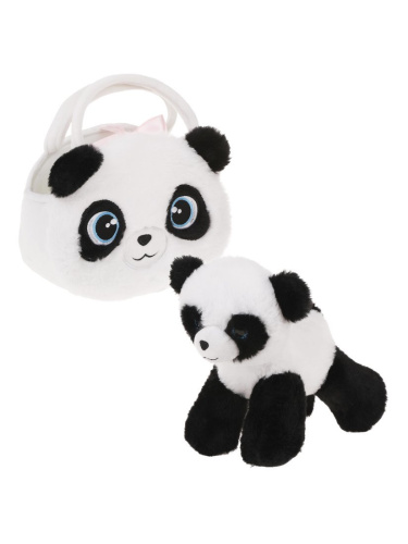 Игрушка мягкая Панда в сумке