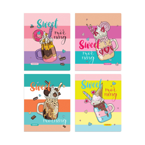 Тетрадь линия 40л. А5 BG Сладкое утро