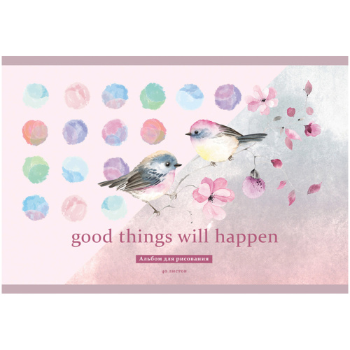 Альбом для рисования 40л. BG Прекрасные моменты