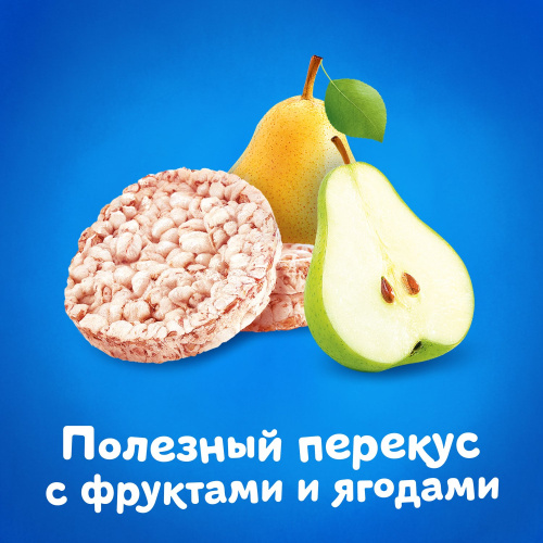 Агуша:Хлебцы хрустящие рисовые с грушевым соком 30г