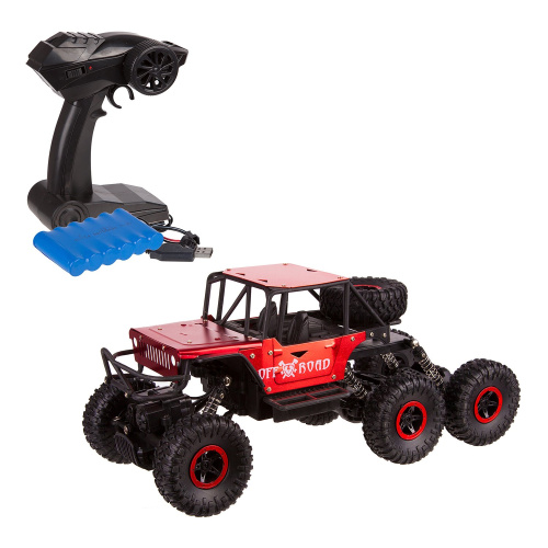 Машинка на радиоуправлении Пламенный мотор  Краулер Штурм  6WD